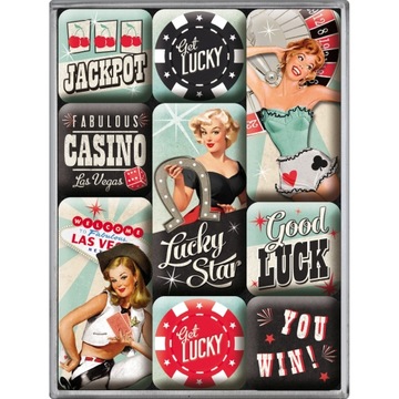 MAGNESY NA LODÓWKĘ, PREZENT PIN UP CASINO