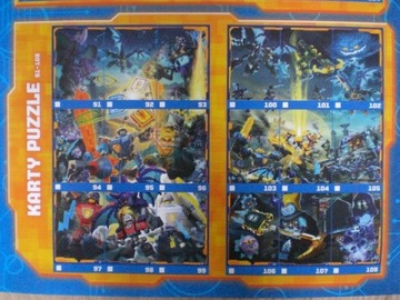 karty lego nexo seria 2 knights, puzzle