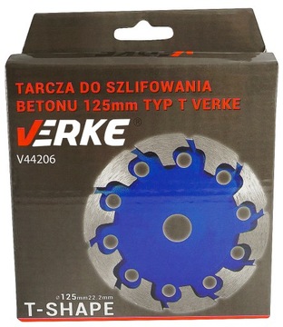 TARCZA DIAMENTOWA SZLIFOWANIA 125 mm T-SHAPE VERKE