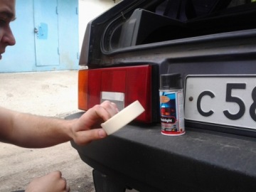 ЛАК ДЛЯ ЗАТЕМНЕНИЯ ЛАМП MOTIP ЧЕРНЫЙ 400 МЛ