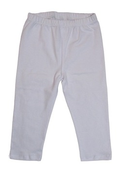 Legginsy getry leginsy 3/4 rybaczki 146 białe