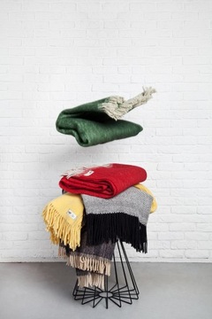 Шерстяное одеяло Alpac от Hop Design - Grey Rush