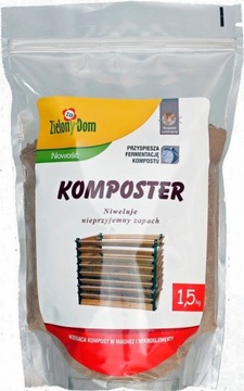 KOMPOSTER NAWÓZ DO KOMPOSTOWNIKÓW KOMPOST 1,5 KG