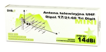 САМАЯ МОЩНАЯ DVB-T АНТЕННА Трехзначный MINI + LNA177