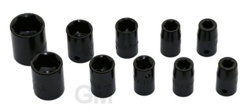 ZESTAW NASADEK UDAROWYCH 1/2 NASADKI UDAROWE 8-27