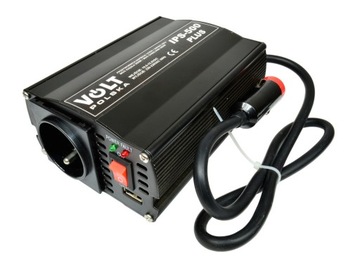 PRZETWORNICA SAMOCHODOWA AKUMULATORA 12V 230V 350W 500W VOLT POLSKA + USB