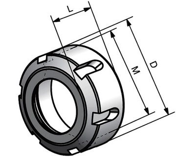 Зажимная гайка для гильз ER25 32x1,5
