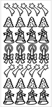 НАКЛЕЙКИ РОЖДЕСТВЕНСКИЕ НАКЛЕЙКИ № JO-196