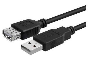 USB-КАБЕЛЬ ВЫСОКОСКОРОСТНОЙ ФЕРРИТОВЫЙ УДЛИНИТЕЛЬ, 2 м, черный