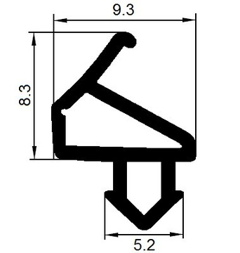 Уплотнитель оконный KG-22