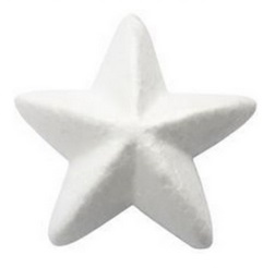 Gwiazdka styropianowa gwiazdki 10 cm 1 szt.