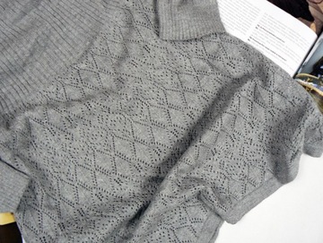 STREET ONE AŻUROWY SWETER TUNIKA BLUZKA 40