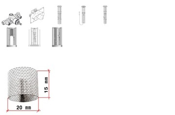 HANSGROHE Комплект сетчатых фильтров диаметром 20 мм - для термостатов