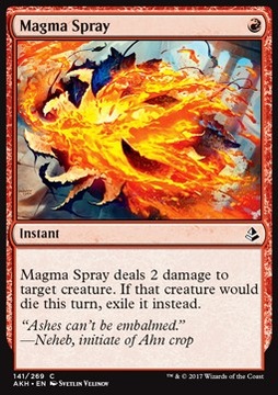 2x Magma Spray - 2 w stwora i exile @@@