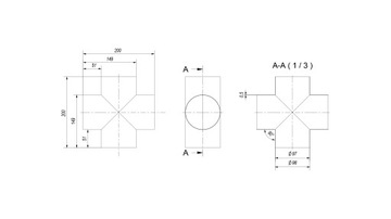 CZWÓRNIK FI 100 OCYNK DGP KOMINEK WENTYLACJA
