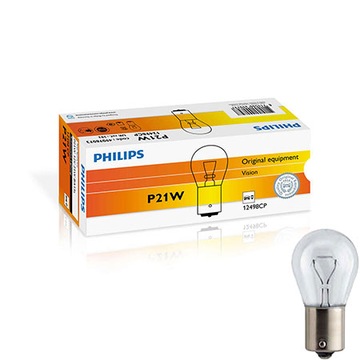 Philips Żarówki P21W Vision +30% więcej światła