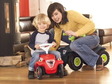 RIDE ON PUSH BABY CAR СИГНАЛ BOBBY CAR CLASSIC RED BIG