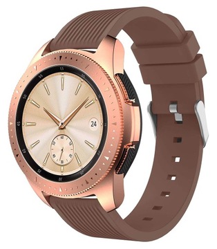 BRĄZOWY silikonowy pasek SAMSUNG GALAXY WATCH 42mm