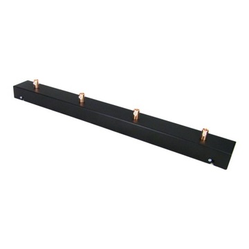 Podsufitka Sufitowa prostokątna 50cm czarna 4 otw.