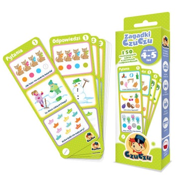 OPIS CzuCzu 4815453 Gra edukacyjna Zagadki 4-5 lat