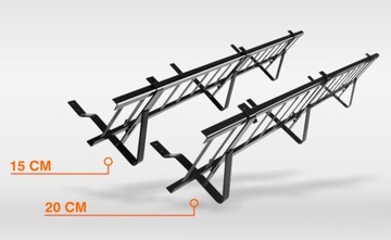 Płotek 150 cm 15 cm do blach panelowych JANOSIK