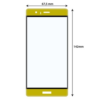 3D ЗАКАЛЕННОЕ СТЕКЛО HUAWEI P9 ПОЛНОЭКРАННЫЙ