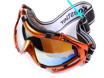 ODCHYLANE GOGLE NARCIARSKIE SNOWBOARD+ETUI - 03