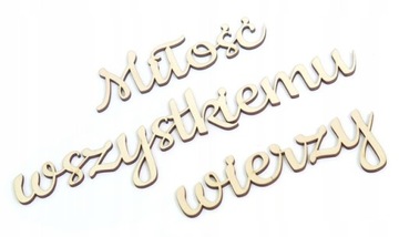 ŚLUB ZESTAW WERSY Hymnu o Miłości NA ŚLUB WD66