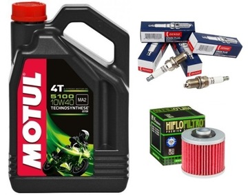 ZESTAW MOTUL FILTRY NGK YAMAHA FZS600 FAZER 98-01