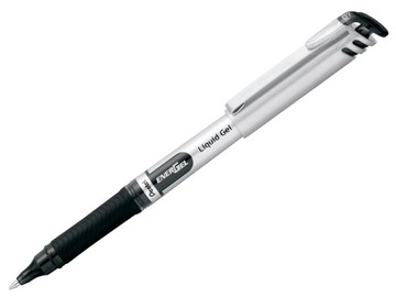 Ручка-роллер Pentel BL17, 0,7 мм, черная, 2 шт.