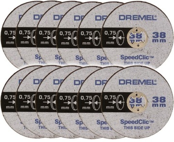 12 TARCZ DO METALU 38mm SC409 EZ SpeedClic DREMEL