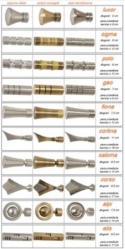 ОДИНАРНЫЙ КАРДИН. 200 см 2,0 м OPTIMA fi 19 ЗОЛОТОЙ АНТИЧНЫЙ РЕГУЛИРУЕМЫЙ КРОНШТЕЙН