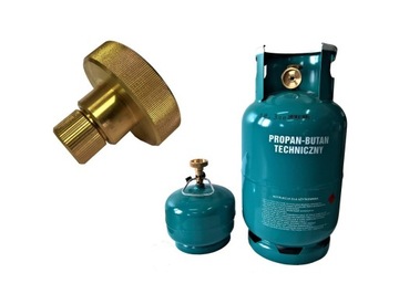 Redukcja 2w1 adapter LPG nabijanie tankowanie butl