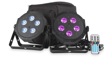 Zestaw 2 x Led Par + Torba + Pilot ADJ VPAR PAK