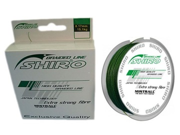 PLECIONKA MISTRALL SHIRO 0,02 mm / 135m / ZIELONA