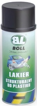 BOLL LAKIER STRUKTURALNY DO PLASTIKU CZARNY 400ml