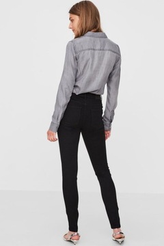 Vero Moda Spodnie Czarne Jeansy Regular XS 34