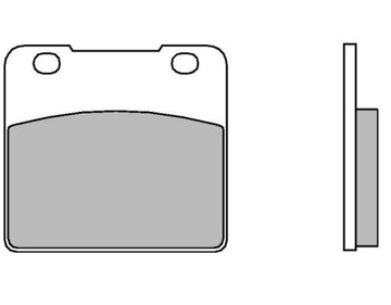 ЗАДНИЕ КОЛОДКИ BREMBO SUZUKI VS1400 INTRUDER 87-03