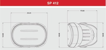 DEXON SP 412 Колонки с кронштейном 100V STEAM Белый