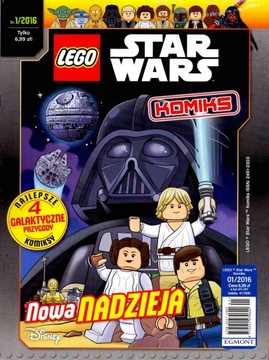 Star Wars: Nowa nadzieja. Lego komiks nr 1/2016.