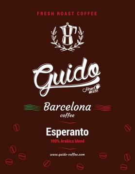 Guido Coffee kawa świeżo palona Barcelona 1 kg