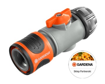 GARDENA SZYBKOZŁĄCZE ZŁĄCZKI 1/2 Z ZAWOREM 2942