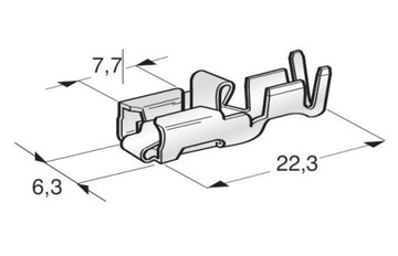 Разъемы ANTISF F6.3 /10 шт./ 2,5-4,0 мм²