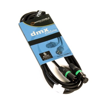Kabel Przewod DMX AC-DMX3/5 5 metrów 110 ohm