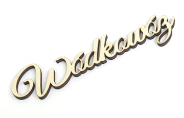 Надпись ДЕКОРАЦИЯ ДЕКУПАЖ Водка машина ДЕКОР ФАНЕРА ВЭ23