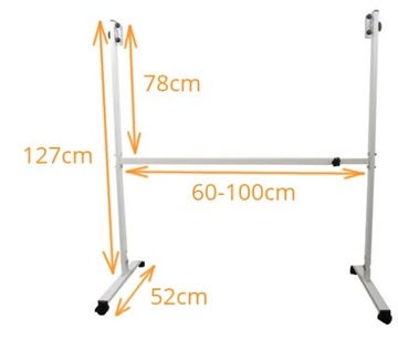 Мобильная СТЕНД для досок шириной 60 - 100 см.