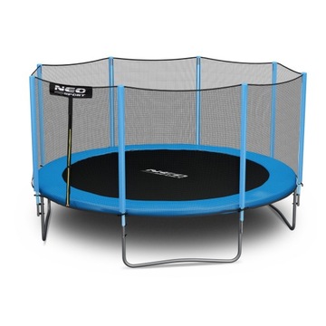 TRAMPOLINA OGRODOWA 14ft/435cm z siatką zewnętrzną i drabinką NEO SPORT