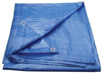 Plandeka Niebieska 5x6 Wzmacniana 50g/m2