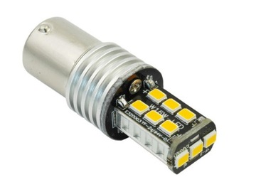 P21W Żarówka 15 LED 2835 Ba15s R5W POMARAŃCZOWA