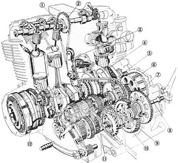 СИГНАЛ ПОВОРОТА BMW F 650 ST 97-99